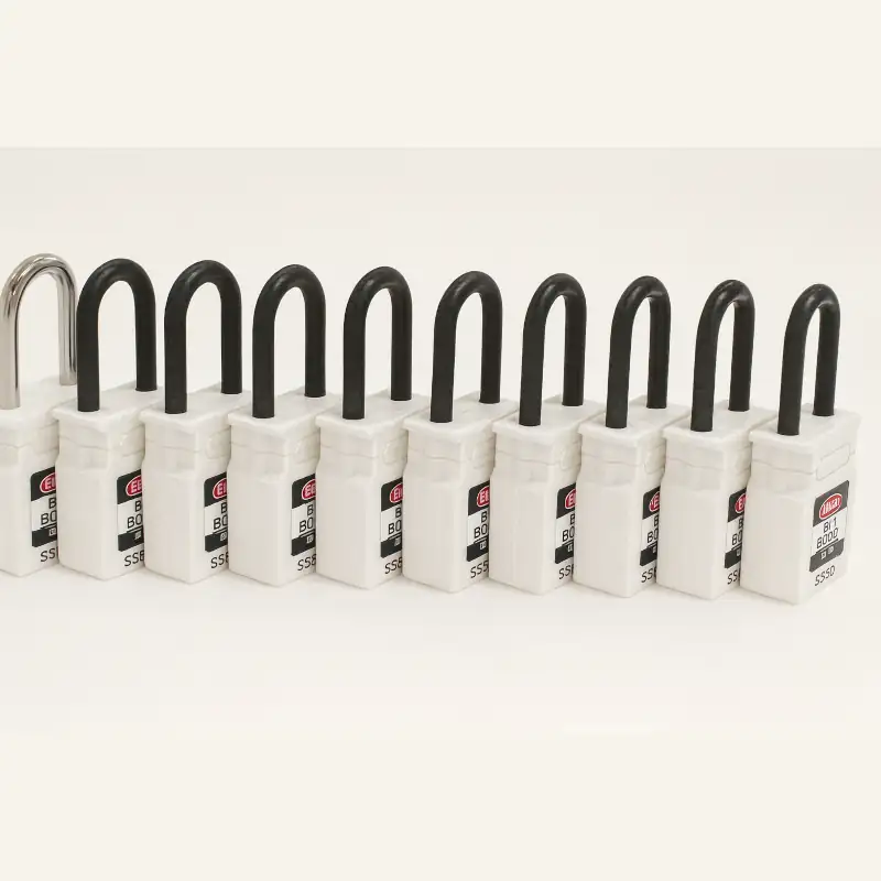 Candados De Bloqueo Candado de seguridad Blanco para usos electrico y dielectrio Lock Out Tag Out LOTO