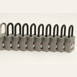 Candado de Bloqueo LOTO Dieléctrico Gris – Termoplástico