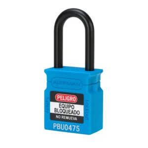 Candados De Bloqueo Celeste Candado de seguridad para usos electrico y dielectrio Lock Out Tag Out LOTO