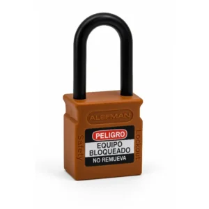 Candados De Bloqueo Marron Candado de seguridad para usos electrico y dielectrio Lock Out Tag Out LOTO