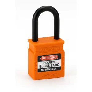 Candados De Bloqueo Naranja Candado de seguridad para usos electrico y dielectrio Lock Out Tag Out LOTO