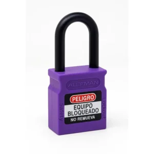 Candados De Bloqueo Violeta Candado de seguridad para usos electrico y dielectrio Lock Out Tag Out LOTO