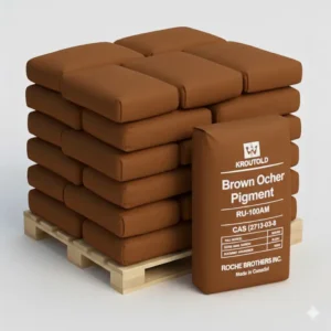 Pigmentos Industriales Color Ocre Marron Oxido De Hierro